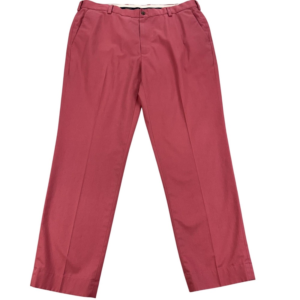 Brooks Brothers Clark Fit Advantage‎ Chino Pants Mens 38x30 Red Cotton Stretch
